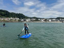 8/5 AM SUP(サップ、スタンドアップパドル)体験スクール付きレンタルサップ  鎌倉ハイサーフ 