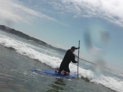 8/5  AM SUP(サップ、スタンドアップパドル)体験スクール付きレンタル   鎌倉ハイサーフ  