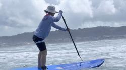 8/7  AM SUP(サップ、スタンドアップパドル)体験スクール付きレンタル   鎌倉ハイサーフ 