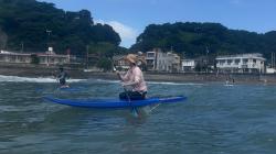 8/7  AM SUP(サップ、スタンドアップパドル)体験スクール付きレンタル   鎌倉ハイサーフ 