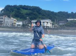 8/7  AM SUP(サップ、スタンドアップパドル)体験スクール付きレンタル   鎌倉ハイサーフ 