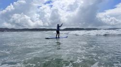 8/7  AM SUP(サップ、スタンドアップパドル)体験スクール付きレンタル   鎌倉ハイサーフ 