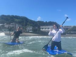 8/7 PM SUP(サップ、スタンドアップパドル)体験スクール付きレンタル   鎌倉ハイサーフ 