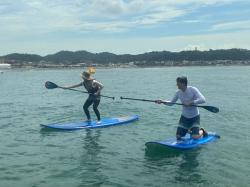 8/9 AM SUP(サップ、スタンドアップパドル)体験スクール付きレンタル   鎌倉ハイサーフ 