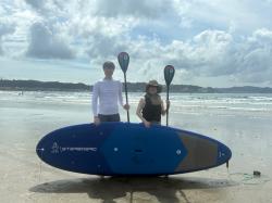 8/9 AM SUP(サップ、スタンドアップパドル)体験スクール付きレンタル   鎌倉ハイサーフ 