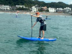 8/9 AM SUP(サップ、スタンドアップパドル)体験スクール付きレンタル   鎌倉ハイサーフ 