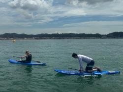 8/9 AM SUP(サップ、スタンドアップパドル)体験スクール付きレンタル   鎌倉ハイサーフ 