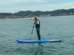 8/9 AM SUP(サップ、スタンドアップパドル)体験スクール付きレンタル   鎌倉ハイサーフ 