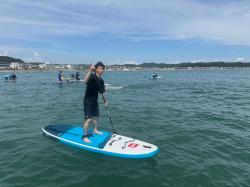 8/9  PM１ SUP(サップ、スタンドアップパドル)体験スクール付きレンタル   鎌倉ハイサーフ 