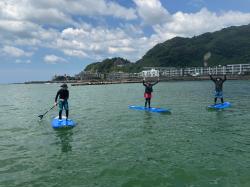 8/10  AM SUP(サップ、スタンドアップパドル)体験スクール付きレンタル  鎌倉ハイサーフ 