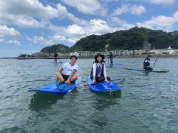 8/10  AM SUP(サップ、スタンドアップパドル)体験スクール付きレンタル  鎌倉ハイサーフ 