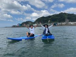 8/10  AM SUP(サップ、スタンドアップパドル)体験スクール付きレンタル  鎌倉ハイサーフ 