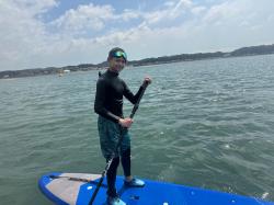 8/10  AM SUP(サップ、スタンドアップパドル)体験スクール付きレンタル  鎌倉ハイサーフ 