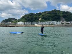8/10  AM SUP(サップ、スタンドアップパドル)体験スクール付きレンタル  鎌倉ハイサーフ 
