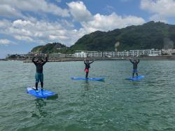 8/10  AM SUP(サップ、スタンドアップパドル)体験スクール付きレンタル  鎌倉ハイサーフ 