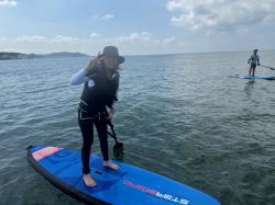 8/10  AM SUP(サップ、スタンドアップパドル)体験スクール付きレンタル  鎌倉ハイサーフ 