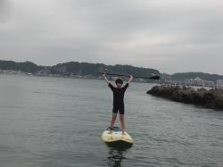 8/11 AM SUP(サップ、スタンドアップパドル)体験スクール付きレンタル   鎌倉ハイサーフ  