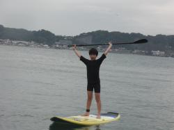 8/11 AM SUP(サップ、スタンドアップパドル)体験スクール付きレンタル   鎌倉ハイサーフ  