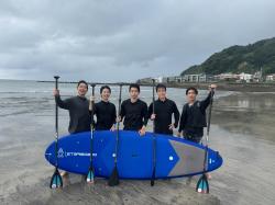 8/13 AM SUP(サップ、スタンドアップパドル)体験スクール付きレンタル  鎌倉ハイサーフ 