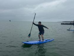 8/13 AM SUP(サップ、スタンドアップパドル)体験スクール付きレンタル  鎌倉ハイサーフ 