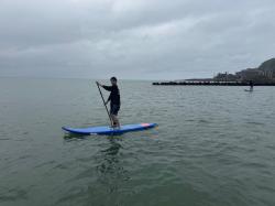 8/13 AM SUP(サップ、スタンドアップパドル)体験スクール付きレンタル  鎌倉ハイサーフ 