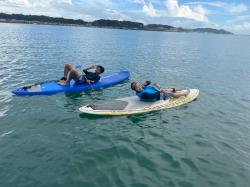 8/13 PM SUP(サップ、スタンドアップパドル)体験スクール付きレンタル   鎌倉ハイサーフ 