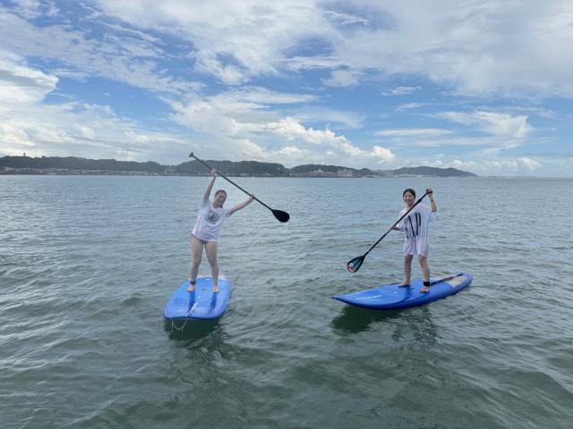 8/13 PM SUP(サップ、スタンドアップパドル)体験スクール付きレンタル   鎌倉ハイサーフ 