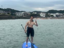 8/29 AM  SUP(サップ、スタンドアップパドル)体験スクール付きレンタル  鎌倉ハイサーフ