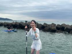 8/29 AM  SUP(サップ、スタンドアップパドル)体験スクール付きレンタル  鎌倉ハイサーフ