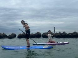 8/29 AM  SUP(サップ、スタンドアップパドル)体験スクール付きレンタル  鎌倉ハイサーフ