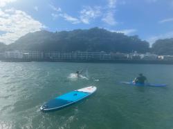 9/22  PM SUP(サップ、スタンドアップパドル)体験スクール付きレンタル  鎌倉ハイサーフ 
