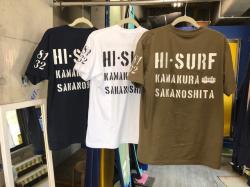HI-SURF　Tシャツ　￥２５００−